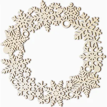Dekorativní věnec sněhové vločky