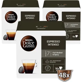 Káva v kapslích NESCAFE Dolce Gusto Espresso Intenso 3 x 16 ks