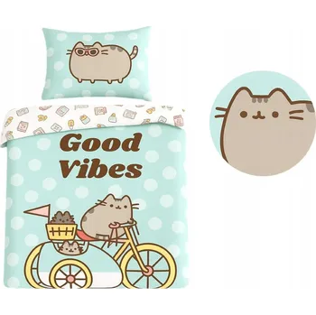 Povlečení Halantex Pusheen vícebarevná 160 x 200, 70 x 80 cm zip
