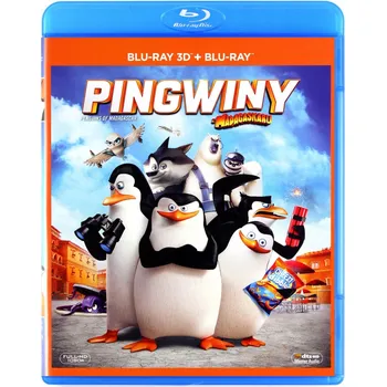 Blu-ray film Pingwiny z Madagaskaru 3D Blu-ray disk