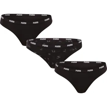 Kalhotky 3PACK dámská tanga Puma vícebarevná (701236423 004) XL 701236423 004 Možnost vrácení zboží ZDARMA do 120 dnů!