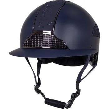 Jezdecká přilba QHP Helma jezdecká Ohio Polo QHP, navy Obvod hlavy: 59-61 cm