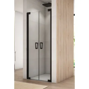 Sprchové dveře Ronal (Sanswiss) Ronal, CADURA Black Line dvoukřídlé dveře CA2C Šířka: 80 cm + doprava zdarma + při platbě převodem sleva navíc