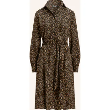 Dámské šaty Lauren Ralph Lauren Dámské Košilové Šaty, černá / zlatá, 34