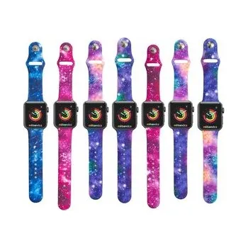 Chytré hodinky Apple watch řemínek Galaxie,Galaktická,38/40/41mm,S (Obvod ruky 16,5 až 20,5cm)