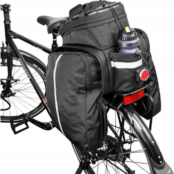 brašna na kolo Cyklistická brašna zadní Wheel-Up Cyklistická brašna na nosič Tvrdá černá 17 l