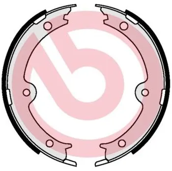 Brzdová čelist Sada brzdových čelistí, parkovací brzda BREMBO S 83 564