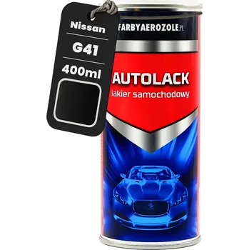 Barva ve spreji PŘIPRAVENÝ SPREJ 400ml Akrylový Lak NISSAN G41 Black Pearl Černá Perleť