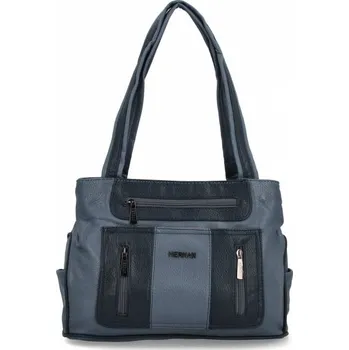 Kabelka Dámská kabelka shopper bag Hernan modrá 3892-1