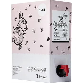 Mycí prostředek Yope Přírodní prostředek na mytí nádobí Náhradní náplň Okurka 3l