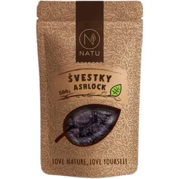 Sušená potravina NATU Švestky Ashlock bez pecky 500 g