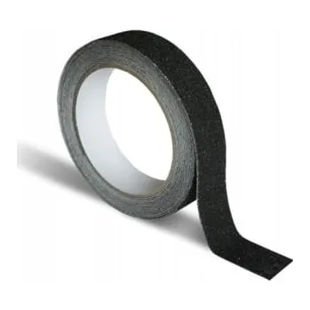 Lepicí páska Protiskluzová páska černá Aspro 25 mm x 5 m