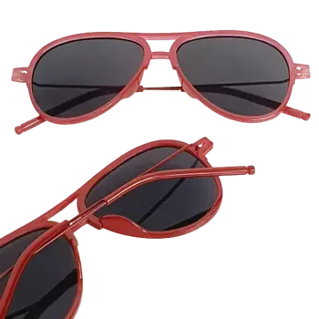 Dětské sluneční brýle pilotky, UV 400 - vínová