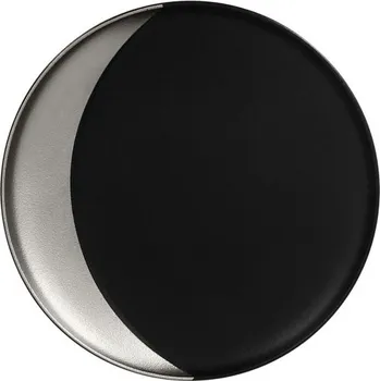 Talíř Rak Talíř hluboký 27 cm Metalfusion, černo-stříbrný, RAK, RAK-mfmodp27sb