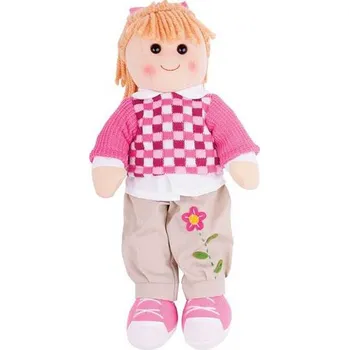 Panenka Bigjigs Toys hadrová Panenka 20 cm