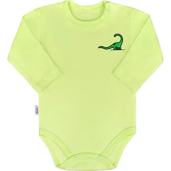 Kojenecký body Dětské body s výšivkou zelinkavá 62