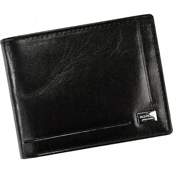 Peněženka Rovicky pánská peněženka z pravé kůže černá - muž