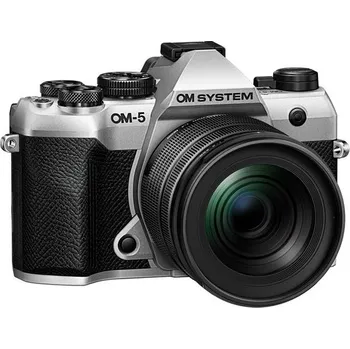 Digitální fotoaparát Digitální fotoaparát OM SYSTEM OM-5 Mark II body silver, M.Zuiko Digital 12-45mm F4 PRO lens