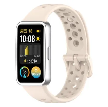 Chytré hodinky Perforovaný řemínek pro Huawei Band 8/9/10,Slonová kost