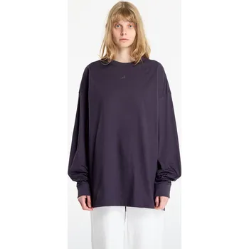 Pánské tričko Tričko adidas Basketball Long Sleeve Tee UNISEX Aurora Plum M