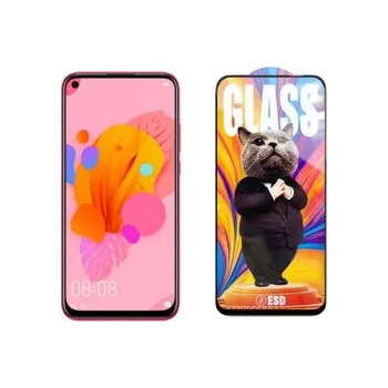 3D Ochranné tvrzené sklo na Huawei Nova 5i - Mr. Cat ESD