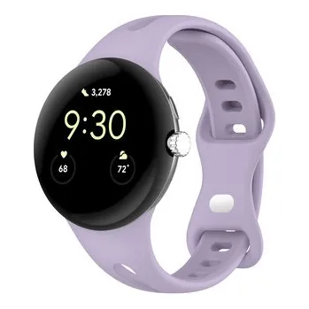 Chytré hodinky Jednobarevný náhradní řemínek Google Pixel Watch,Lila