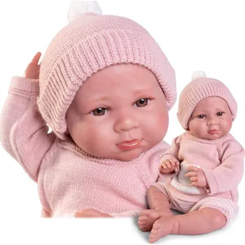 Panenka Antonio Juan 80324 SWEET REBORN LUCA - realistická panenka miminko s měkkým látkovým tělem - 42 cm