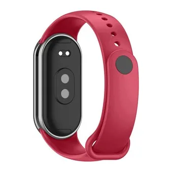 Příslušenství k fitness náramku Jednobarevný náhradní náramek Mi band 8/9/10,jahodová,Xiaomi Mi Band 8/9/10