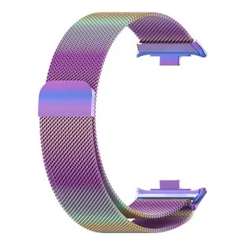 Příslušenství k chytrým hodinkám Milánský tah magnetický řemínek pro Mi Band 8 PRO,Duhový