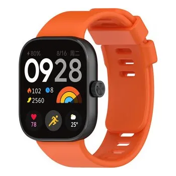 Jednobarevný náhradní řemínek Xiaomi Redmi Watch 4,Oranžová