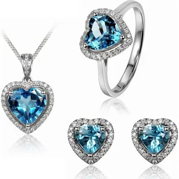 Souprava šperků Zlatá topazová souprava šperků Kellie