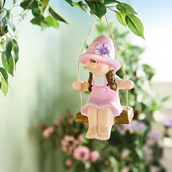 Dekorativní figurka Emelia růžová 18x16x13 cm