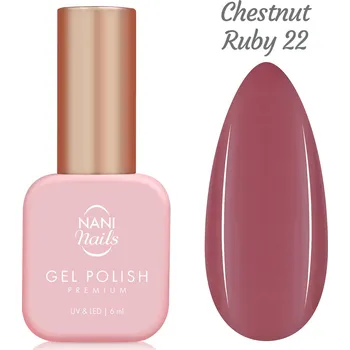 Lak na nehty NANI gel lak Premium 6 ml - Chestnut Ruby