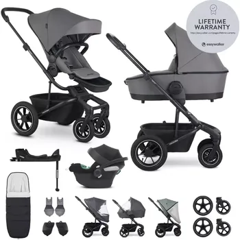 Kočárek EASYWALKER Kočárek kombinovaný Harvey⁵ XXL AIR + CYBEX Aton B2 i-Size + základna Pebble Grey