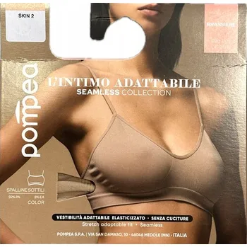 Podprsenka Pompea bezešvá podprsenka béžová velikost L/XL