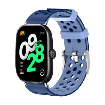 Chytré hodinky Dvojbarevný náhradní řemínek Xiaomi Redmi Watch 4/5,modrý