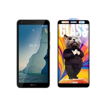 3D Ochranné tvrzené sklo na Nokia C01 + - Mr. Cat ESD