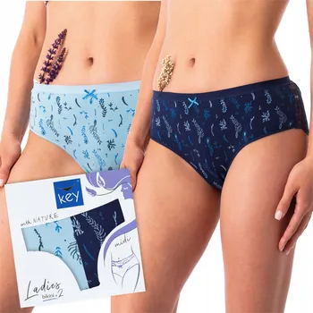 Kalhotky Key kalhotky LPC 535 bavlna 2-balení L