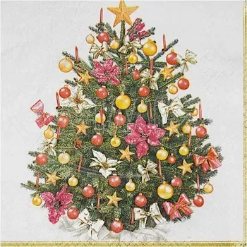 Papírový ubrousek Ubrousky 3-vrstvé 33 x 33 cm VÁNOCE [20 ks] (84151 - CH3A)