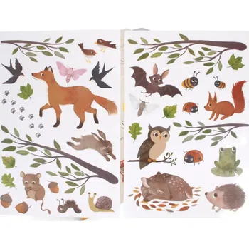 Samolepící dekorace Filibabba Samolepky na zeď Filibabba Forest Friends