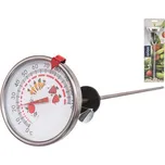 Teploměr na zavařování nerez průměr 7,5 cm, délka 28 cm