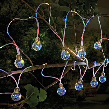 Vánoční dekorace Vícebarevný světelný řetěz