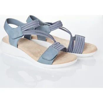 Dámské sandále Masážní sandály Gina jeansová modrá 36
