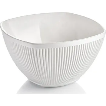 Miska čtverhranná bílá 18,7x18,7x9,7 cm