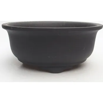 Květináč Miska 20 x 20 x 9 cm barva černá