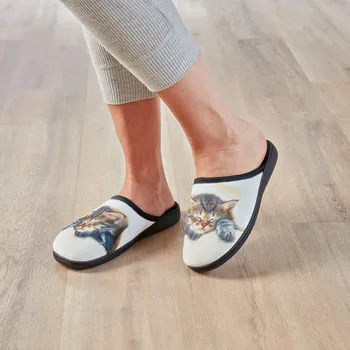 Dámské pantofle Pantofle Koťata přírodní 37