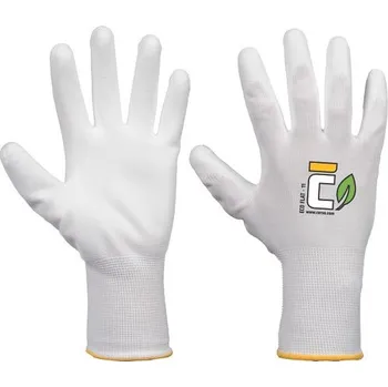 Pracovní rukavice CERVA GROUP a.s. | ECO flat rukavice - bílá / 8 / M / bílá