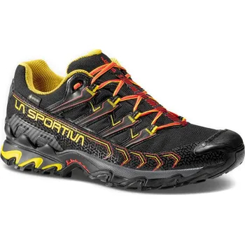 Pánská treková obuv pánské horské běžecké boty nepromokavé LA SPORTIVA Ultra Raptor II GTX Black/Yellow - 44