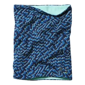 Nákrčník Smartwool Nákrčník Smartwool Thrm Merino, Pacific Blue Retro Line