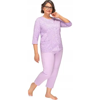 Dámské pyžamo Martel dámské pyžamo bavlna fialové barvy, velikost XL